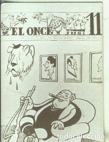 Sports collectibles: Cromos: Catalunya porta del mundial 82 numero 084: Revista deportiva El Once - Varios