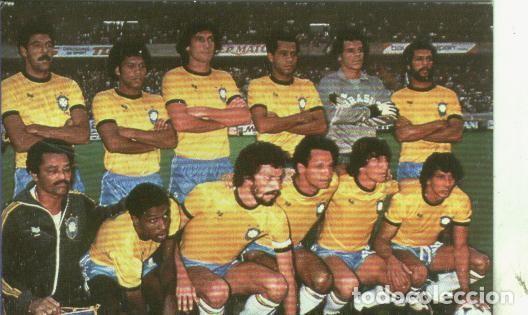Sports collectibles: Cromos: Catalunya porta del mundial 82 numero 022: Seleccion de Brasil - Varios
