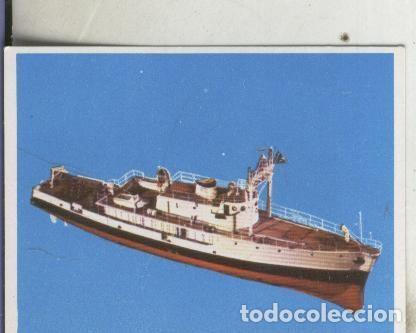Collezionismo sportivo: Cromos: La aventura de la velocidad numero 208: Nave oceanografica - Varios
