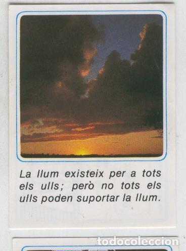 Collectionnisme sportif: Cromos: Missatges D&acute;alegria numerado 17 - Varios