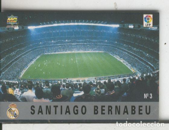 Collectionnisme sportif: Cromos: Las Fichas de la liga 97-98: Real Madrid numero 03: Santiago Bernabeu - Varios