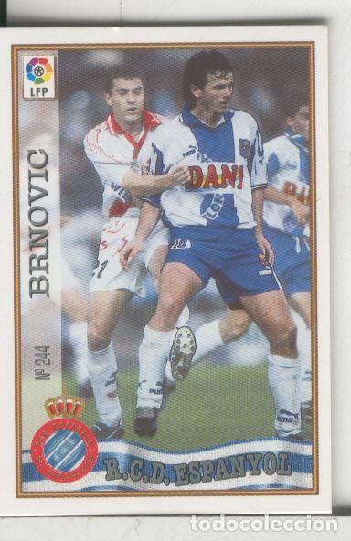 Collectionnisme sportif: Cromos: Las Fichas de la liga 97-98: R.C.D.Espanyol numero 244: Brnovic - Varios