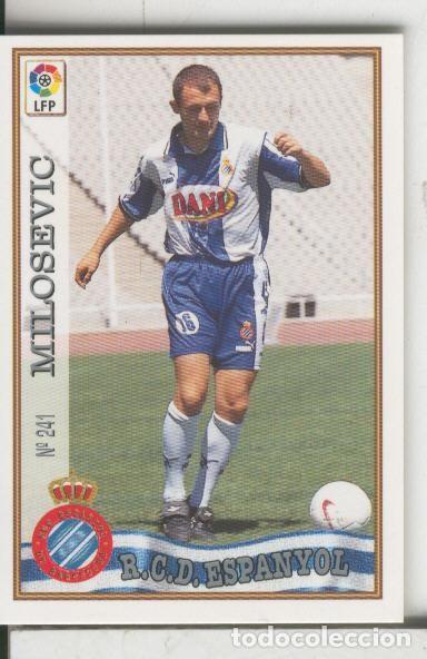 Collectionnisme sportif: Cromos: Las Fichas de la liga 97-98: R.C.D.Espanyol numero 241: Milosevic - Varios