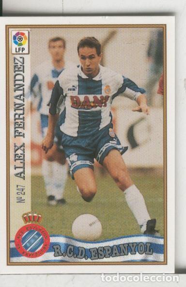 Collectionnisme sportif: Cromos: Las Fichas de la liga 97-98: R.C.D.Espanyol numero 247: Alex Fernandez - Varios