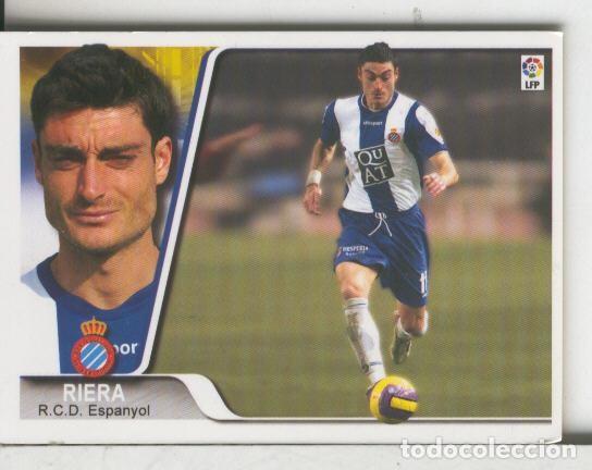 Collectionnisme sportif: Cromos: Liga 2007-2008: R.C.D.Espanyol numero 192: Riera - Varios