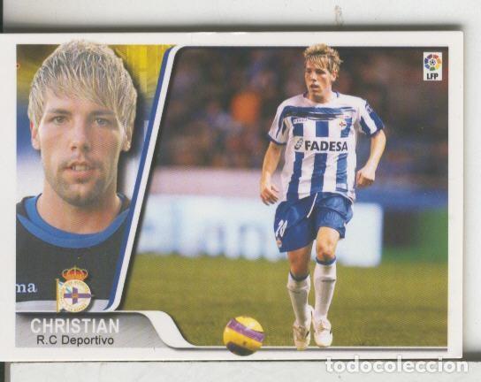 Colecionismo desportivo: Cromos: Liga 2007-2008: R.C.Deportivo numero 232: Christian - Varios