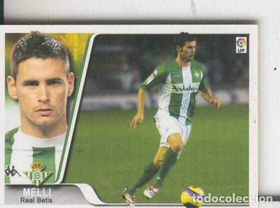 Coleccionismo deportivo: Cromos: Liga 2007-2008: Real Betis numero 276: Melli - Varios