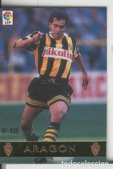 Coleccionismo deportivo: Cromos: Liga 1996/97 numero 436: Aragon - Varios