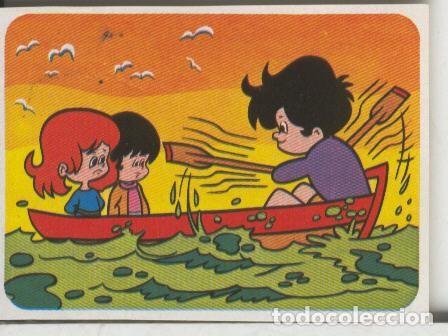 Collezionismo sportivo: Cromos: Juego de refranes numero 34: Quien no se aventura no pasa el mar - Varios