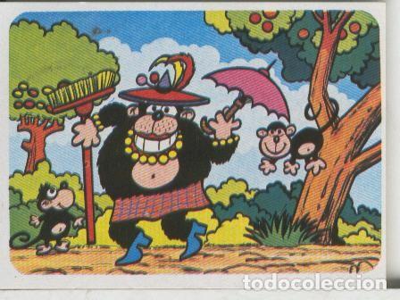 Coleccionismo deportivo: Cromos: Juego de refranes numero 44: Aunque la mona se vista de seda, mona se queda - Varios