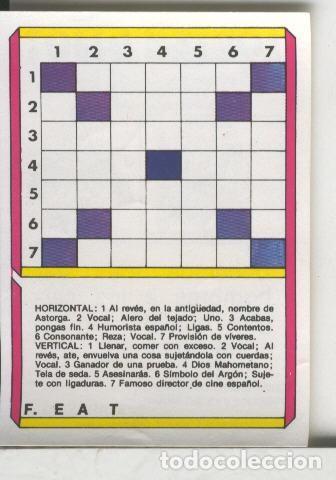 Colecionismo desportivo: Cromo: Quien dijo, coleccion recreativa de chocolates Torras numero 07 - Varios