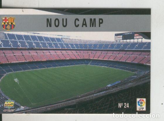 Collezionismo sportivo: Cromo Liga 97/98: F.C.Barcelona numero 24: Nou Camp - Varios