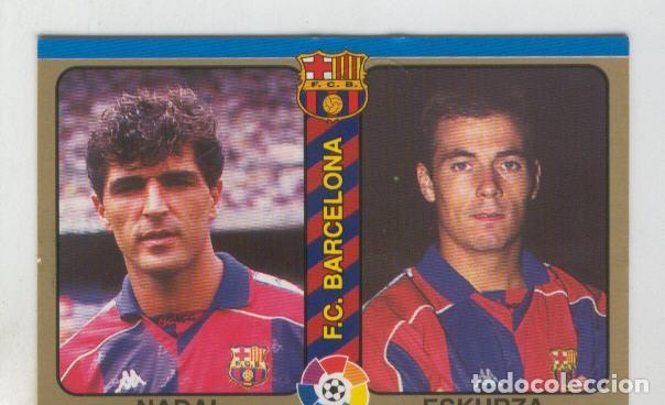 Collezionismo sportivo: Cromo Liga 95: F.C.Barcelona numero 04: Nadal y Eskurza - Varios