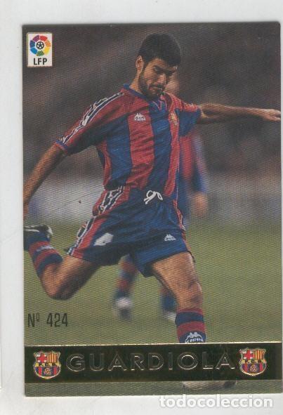 Colecionismo desportivo: Cromo Liga 97/98: F.C.Barcelona numero 424: Guardiola - Varios