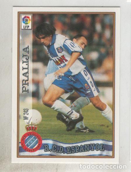 Coleccionismo deportivo: Cromo Liga 97/98: R.C.D.Espanyol numero 243: Pralija - Varios