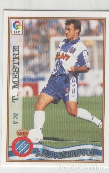 Coleccionismo deportivo: Cromo Liga 97/98: R.C.D.Espanyol numero 242: T.Mestre - Varios