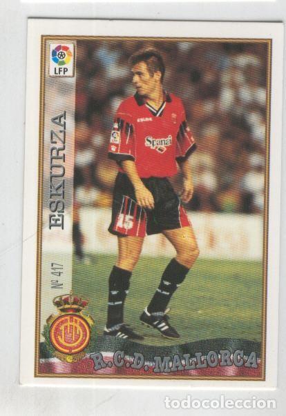 Coleccionismo deportivo: Cromo Liga 97/98: R.C.D.Mallorca numero 417: Eskurza - Varios