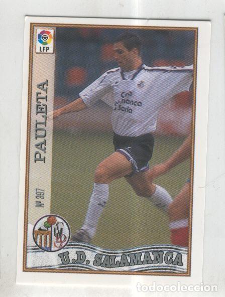 Coleccionismo deportivo: Cromo Liga 97/98: U.D.Salamanca numero 397: Pauleta - Varios