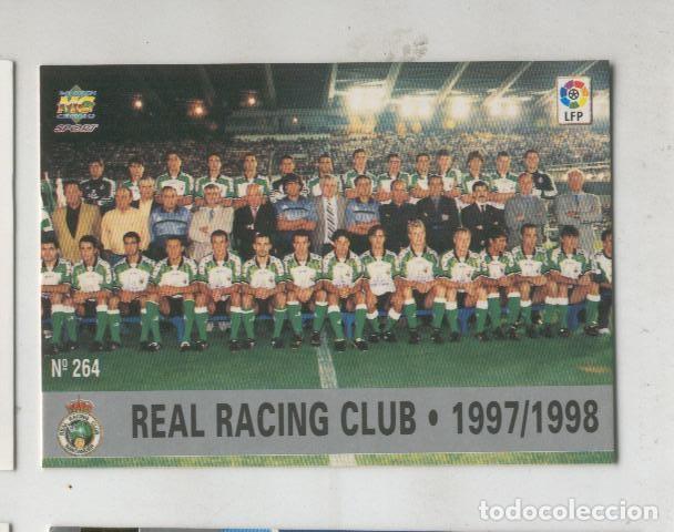 Coleccionismo deportivo: Cromo Liga 97/98: Real Racing Club numero 264: Plantilla - Varios