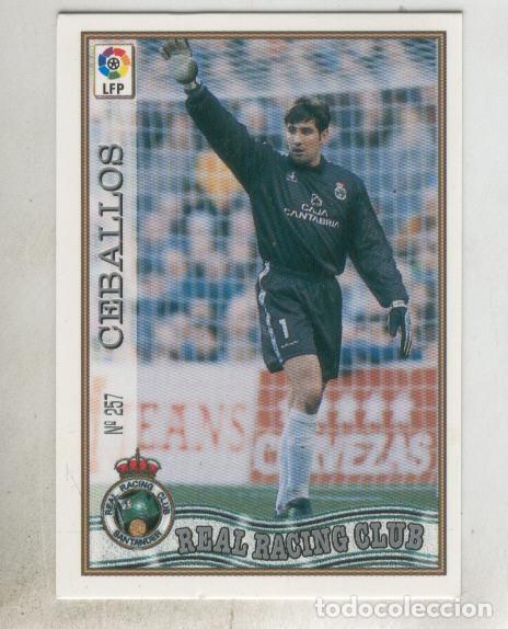 Coleccionismo deportivo: Cromo Liga 97/98: Real Racing Club numero 257: Ceballos - Varios