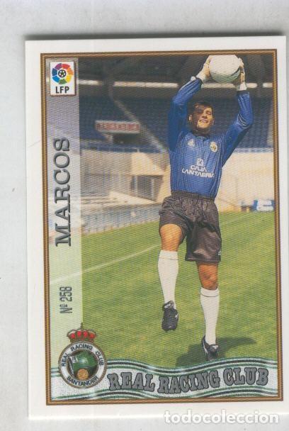Coleccionismo deportivo: Cromo Liga 97/98: Real Racing Club numero 258: Marcos - Varios