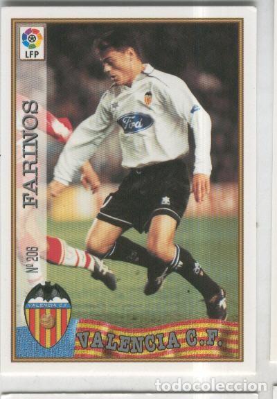 Sports collectibles: Cromo Liga 97/98: C.F.Valencia numero 206: Farinos - Varios