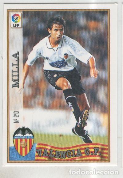 Sports collectibles: Cromo Liga 97/98: C.F.Valencia numero 210: Milla - Varios