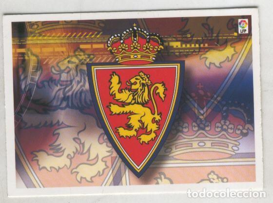 Colecionismo desportivo: Cromo Liga 2007-2008: R.Zaragoza. numero 091: Escudo Club - Varios