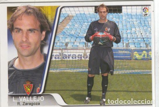Colecionismo desportivo: Cromo Liga 2007-2008: R.Zaragoza. numero 094: L.Vallejo - Varios