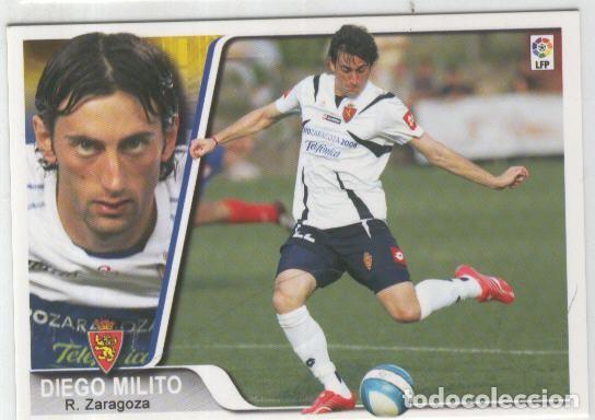 Colecionismo desportivo: Cromo Liga 2007-2008: R.Zaragoza. numero 106: Diego Milito - Varios