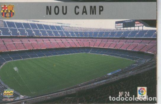 Colecionismo desportivo: Cromo Liga 97/98: F.C.Barcelona numero 024: Nou Camp - Varios