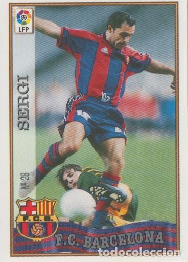 Colecionismo desportivo: Cromo Liga 97/98: F.C.Barcelona numero 028: Sergi - Varios