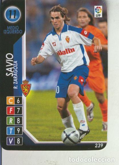 Collezionismo sportivo: Derby Total 2004-2005: R.Zaragoza numero 11: Savio - Varios