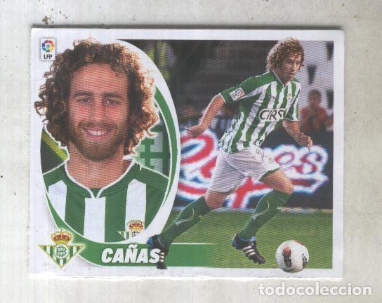 Coleccionismo deportivo: Cromos Liga BBVA 2012-2013: Real Betis numero 08: Ca&ntilde;as - Varios
