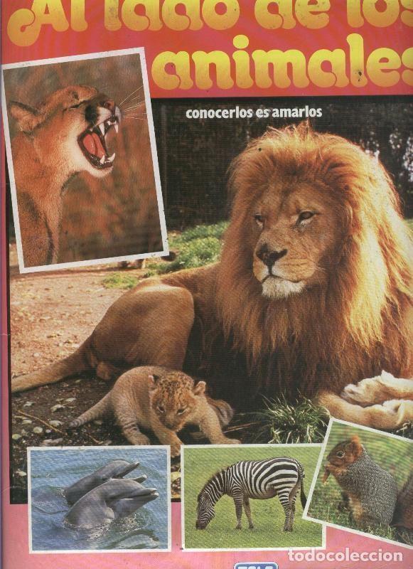 Coleccionismo deportivo: Album de Cromos: Al lado de los animales - Varios