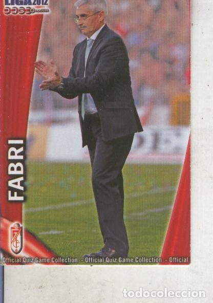 Coleccionismo deportivo: Cromo Liga 2012: Fabri del Granada - Varios