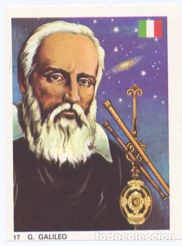 Sports collectibles: Cromos: Hombres Famosos numero 017: Galileo - Varios