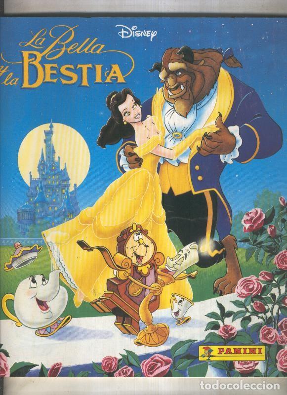 Coleccionismo deportivo: Album de Cromos: La Bella y la Bestia (numerado 1 en interior cubierta) - Walt Disneys