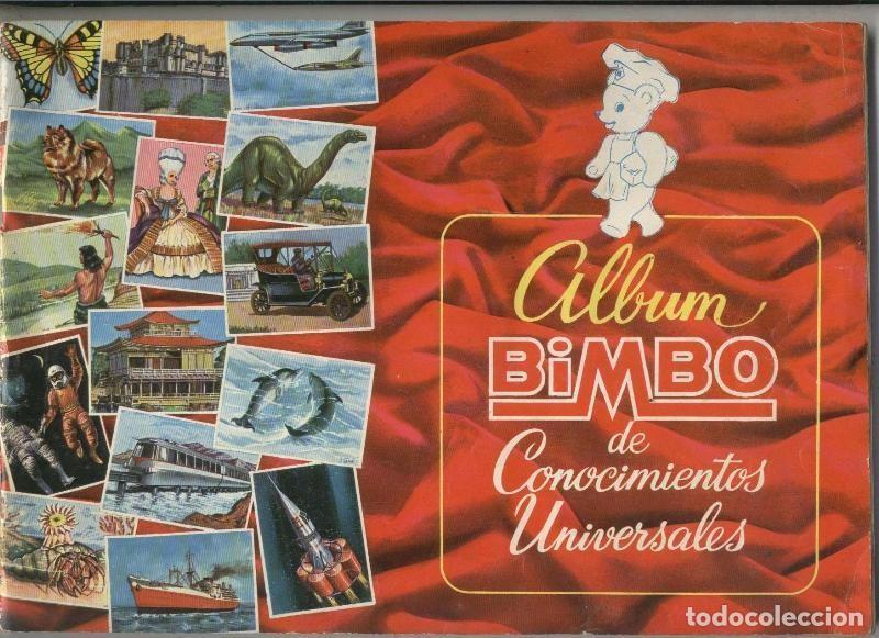 Coleccionismo deportivo: Album Bimbo de Conocimientos universales, album cromos - Varios