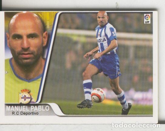 Colecionismo desportivo: Cromos: Liga 2007-2008: R.C.Deportivo numero 224: Manuel Pablo - Varios