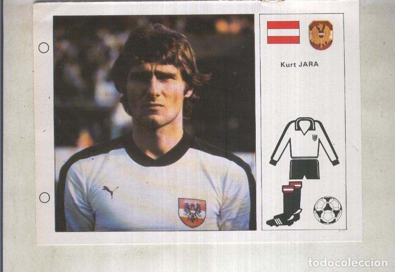 Colecionismo desportivo: Estrellas del Mundial 82 numero 025: Kurt Jara (Austria) - Varios