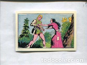 Colecionismo desportivo: Facsimil: Cromo El Guerrero del Antifaz serie 3: La Marquesita de Pe&ntilde;arrosa numero 07 - Manuel Gago