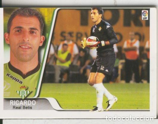 Coleccionismo deportivo: Cromos: Liga 2007-2008: Real Betis numero 274: Ricardo - Varios
