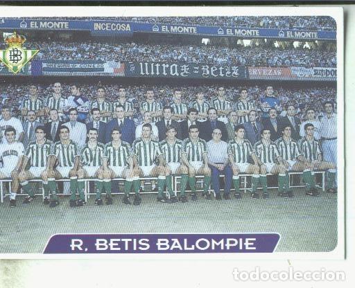 Colecionismo desportivo: Cromos: Las fichas de la liga 95/96-Betis: R.Betis Balompie (plantilla) - Varios