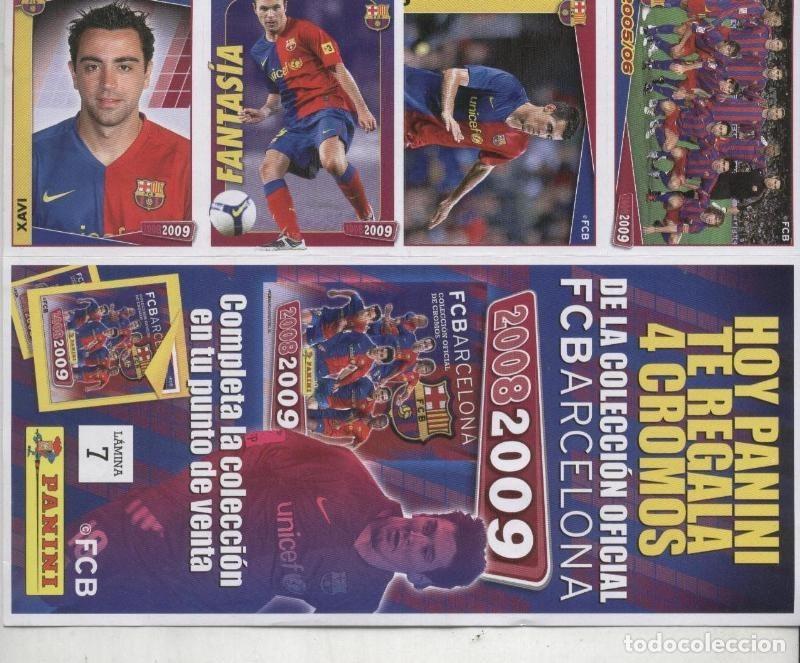 Colecionismo desportivo: FC Barcelona 2008-2009: lamina 07 - Varios
