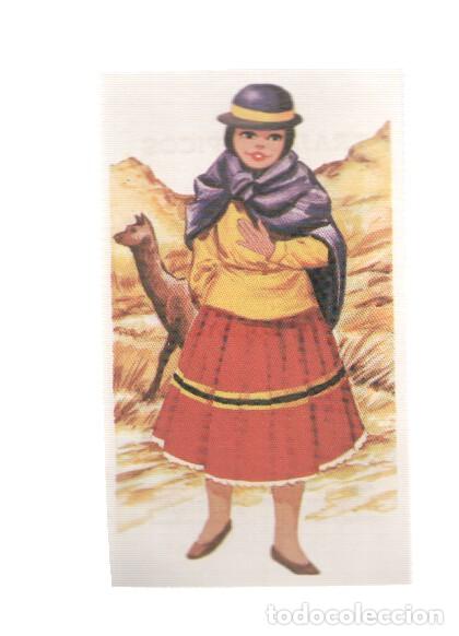 Collezionismo sportivo: Cromos: Trajes tipicos de todo el mundo numero 014: Bolivia - Varios
