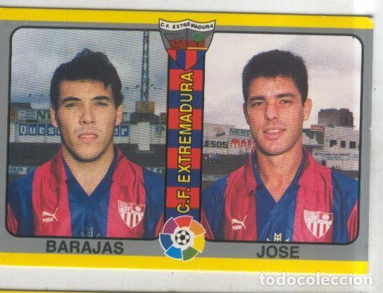 Sports collectibles: Cromos: Futbol Total Liga 95: C.F.Extremadura. numero 299: Barajas y Jose - Varios