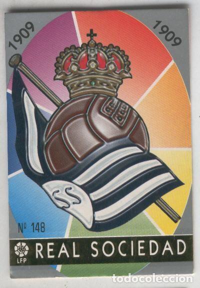 Sammelleidenschaft Sport: Cromo Liga 97/98: Real Sociedad numero 148: Escudo - Varios