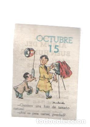 Sammelleidenschaft Sport: Cromo: album del buen humor de la firma Potax : 15 de octubre, dibujo de Munta&ntilde;ola