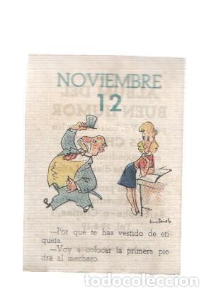 Sammelleidenschaft Sport: Cromo: album del buen humor de la firma Potax : 12 de noviembre, dibujo de Munta&ntilde;ola